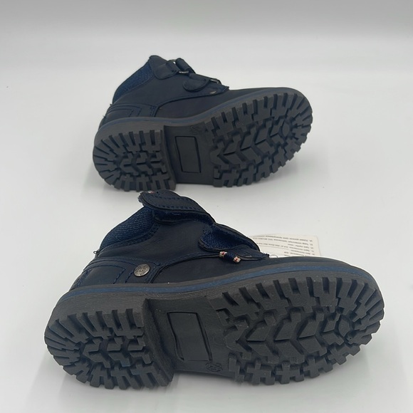 NWT Apakowa toddler water resistant ankle boots navy blue size 25 - Picture 7 of 10